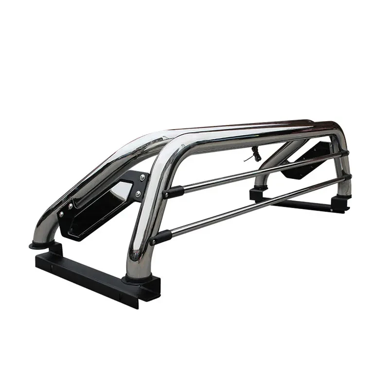 Top quality Hot Selling Silver Color With LED Anti Roll Bar Sport Bar for Hilux Vigo Revo Isuzu D-MAX Ranger 2