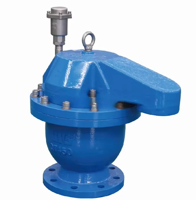 DN100 Air Release Valve Quick Vent Valve PN16 Water Industry OEM TWS Pressure Control Valve Normal Temperature Ductile Iron NBR