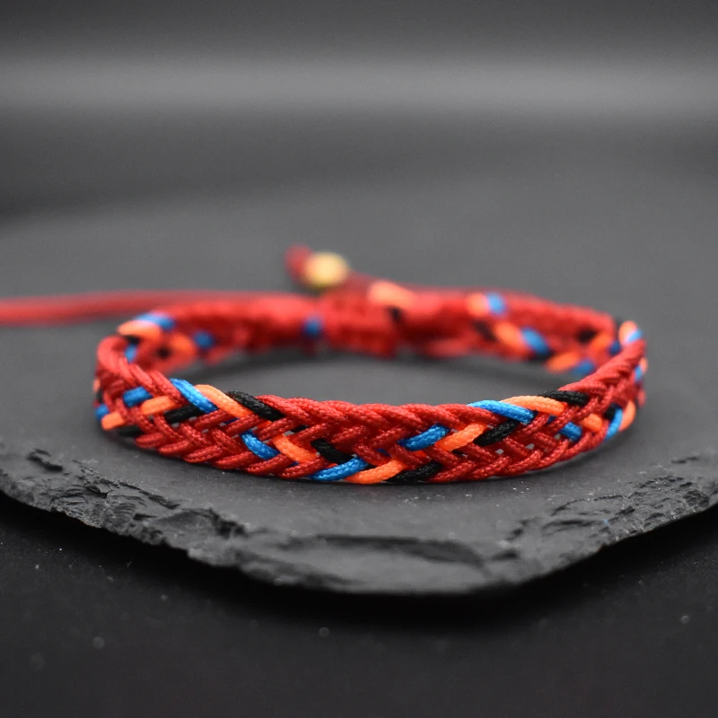 Colorful Thread Braided Bracelet Women Men Mixed-Color String Couple Bracelet Adjustable Pulsera Chain Jewelry