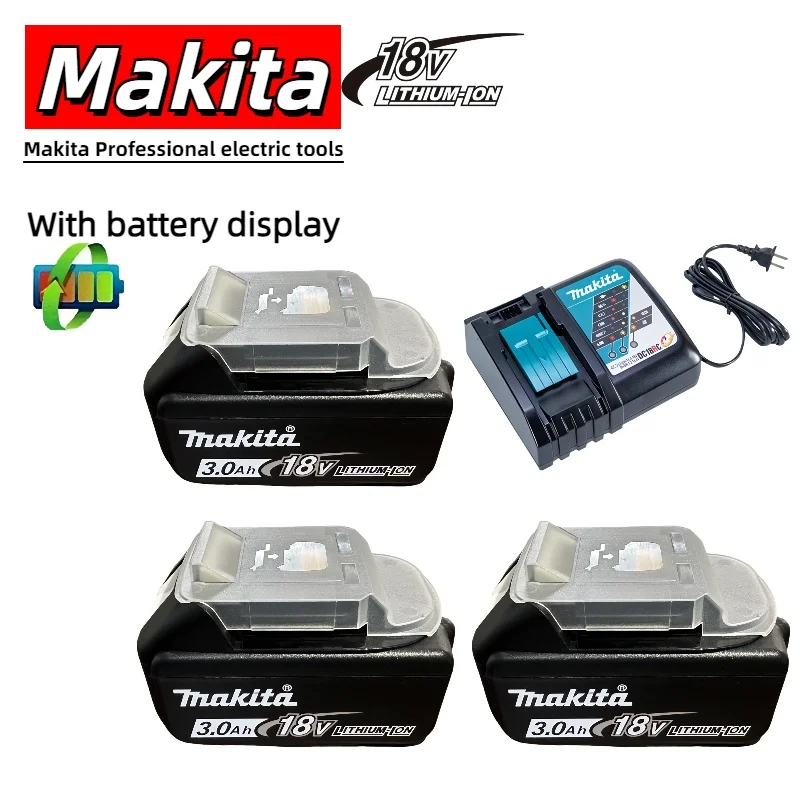 

18V Makita Battery 6000mAh High Capacity Rechargeable batteryPower Tool Replaceable Battery For Drill，Wrench，screwdriver battery