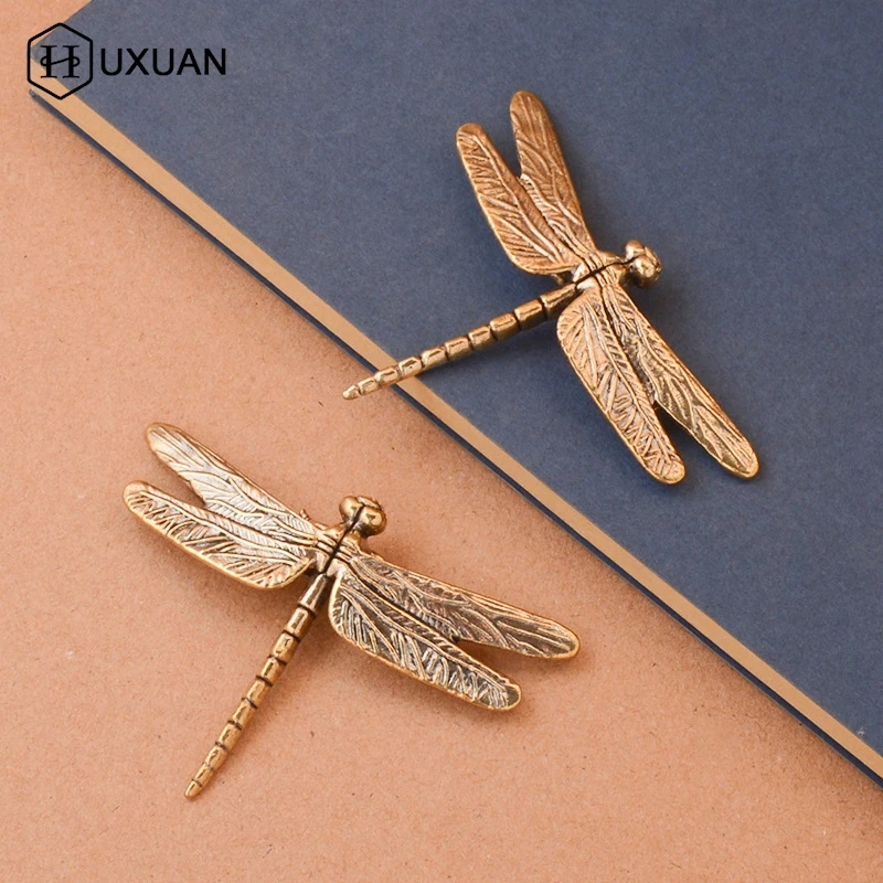 Brass Praying Mantis Ornament Ornaments Vintage Insect Doll Mini Desktop Crafts Tea Pet Feng Shui Collectibles