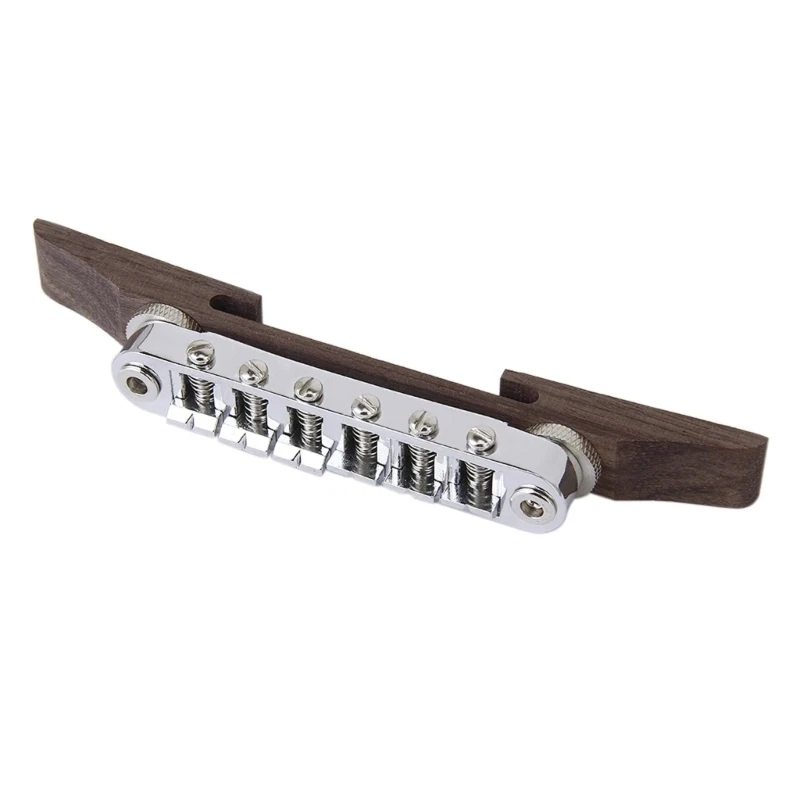 

2025 Новый электрогитарный деревянный мост гитарный ролик седл мост джазовый гитарный мост