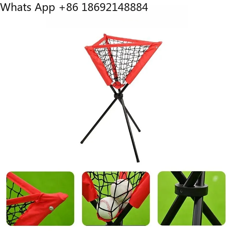Portable Triangular Ball Rack for Baseball Tennis Basketball Outdoor Storage Rack