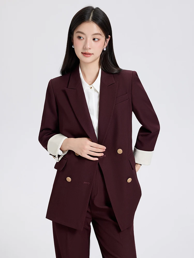 Fashion Female Women's Blazer Trouser Suit Pant Office Ladies Work 2 Piece Set