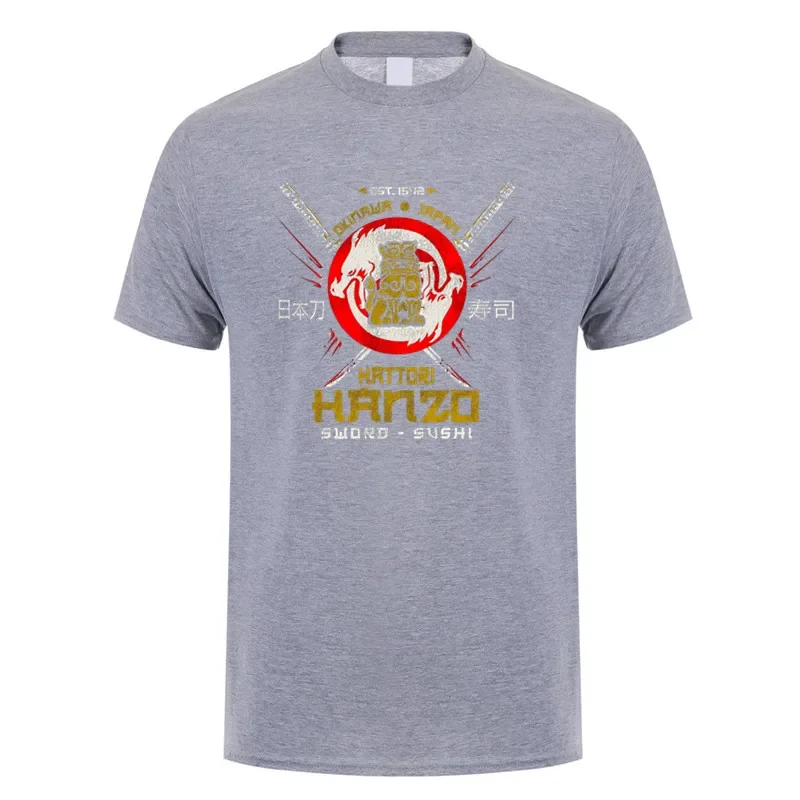 Hattori Hanzo T shirt summer cool men Cotton short sleeve tshirts gift man tee tops DY-023