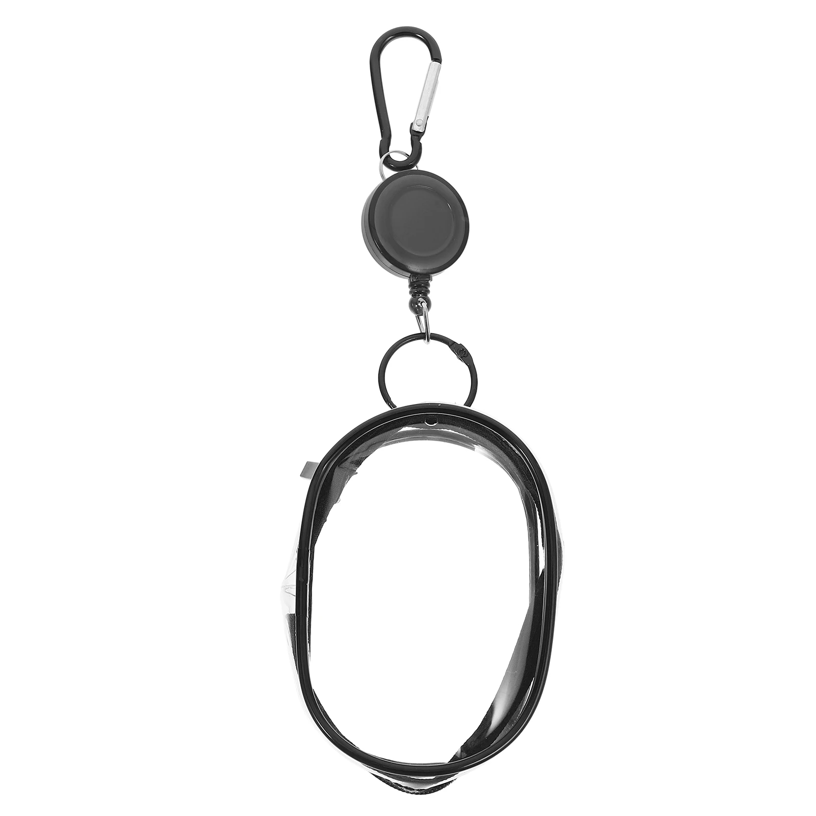 

Mobile Phone Charging Head Data Cable Headphone Storage Bag Clear Display Keychain Makeup Aluminum Alloy Walk Baby Mini