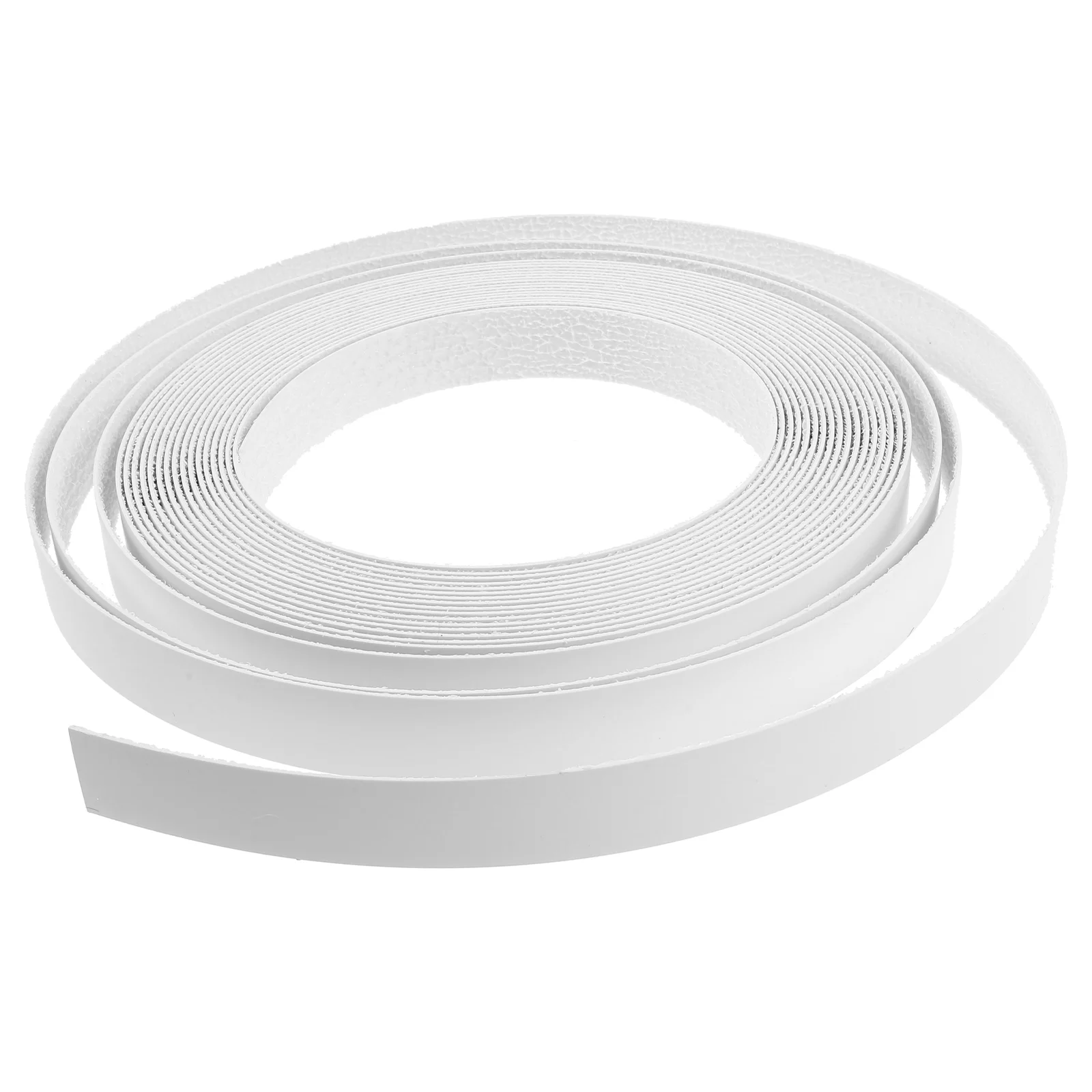 

White 2cm x 10m Self Adhesive Edge Banding Strip for Cabinet Furniture Repair Projects Smooth Plastic Trim Tape