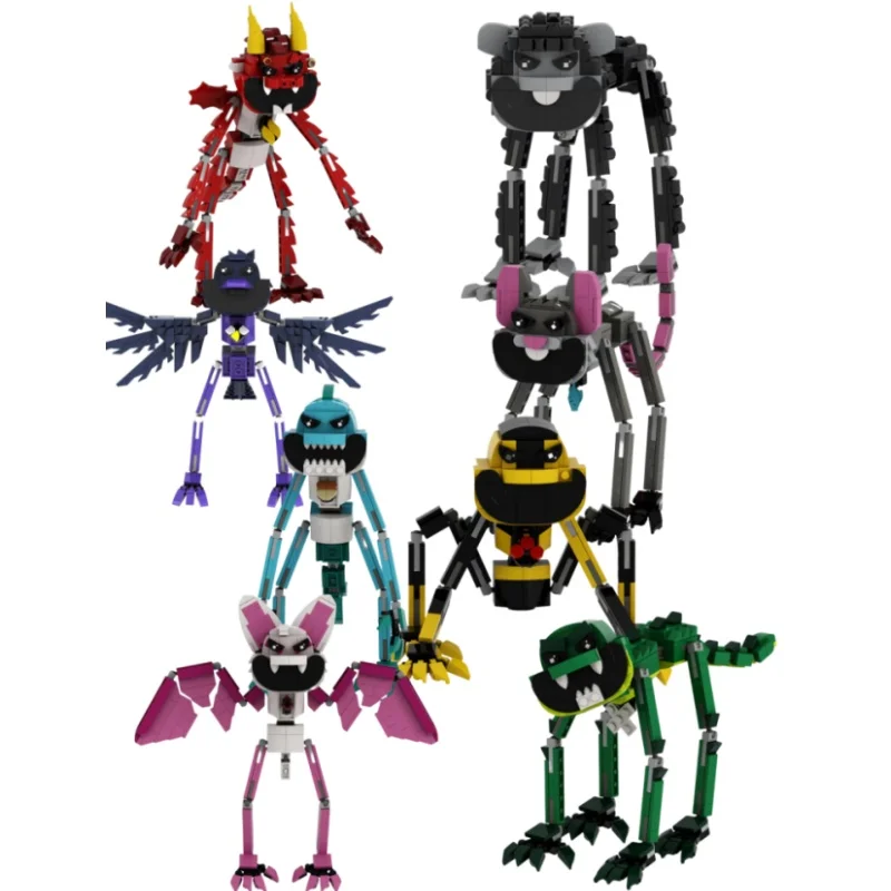 

Nightmare Critter Building Blocks Toy Nightmare Critter Anime Bricks Blocks Toy Kids Fans Birthday Christmas Easter Gift