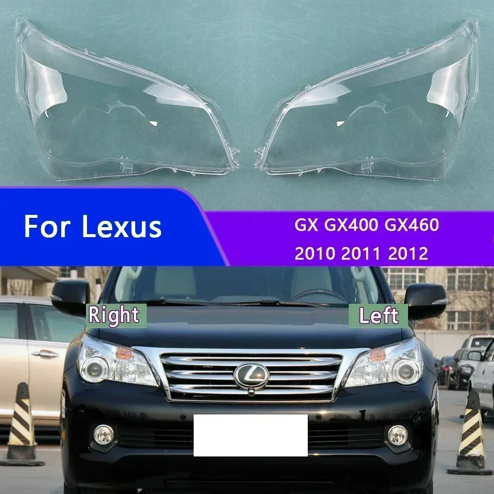 

For Lexus GX GX400 GX460 2010 2011 2012 Front Headlight Cover Transparent Lampshade Lamp Lens Headlamp Shell Plexiglass