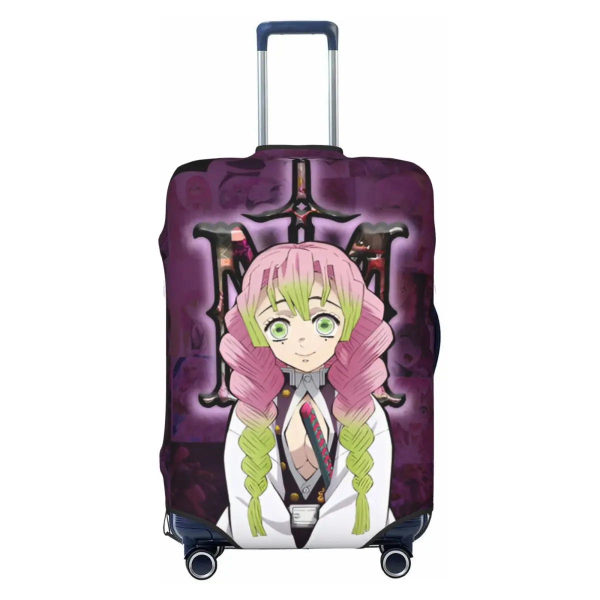 

Чехол для чемодана D-Demons Slayers с милыми японскими аниме-персонажами, классическими персонажами японского аниме, защитный чехол для чемодана, подходит для чемоданов 18-32 дюймов