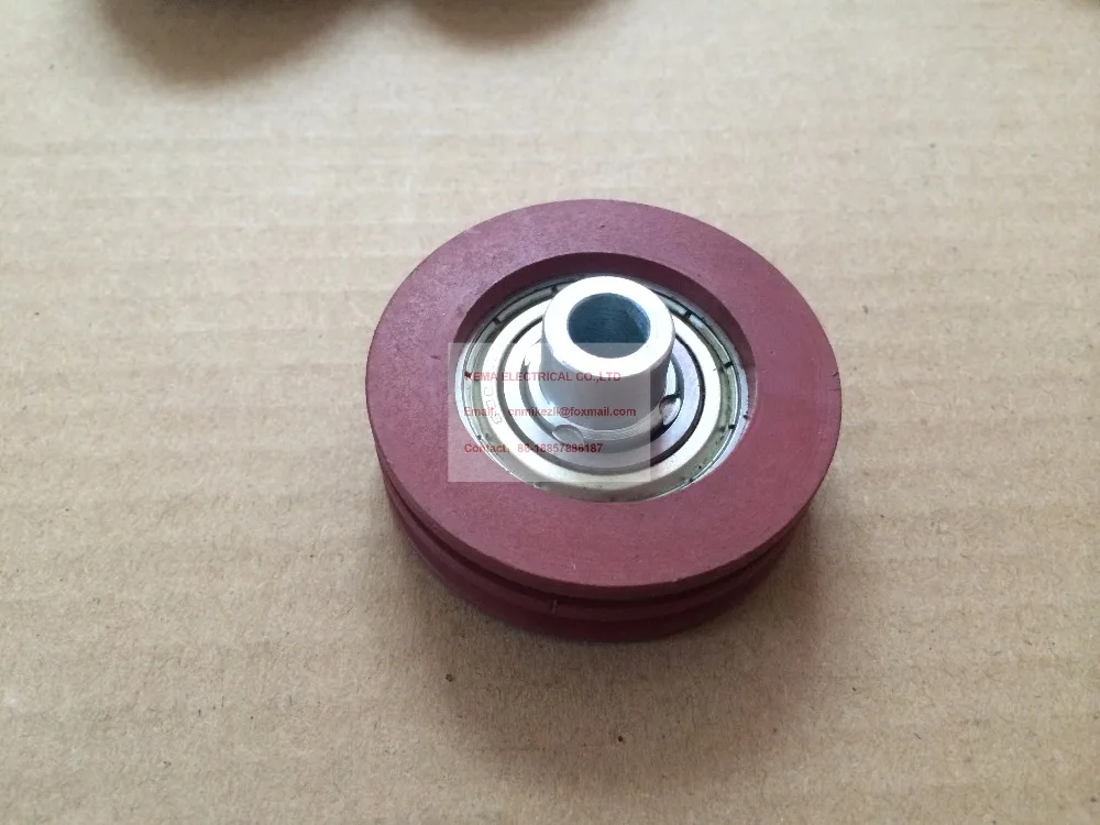 

elevator double groove rope roller KM89627G02 52*16mm