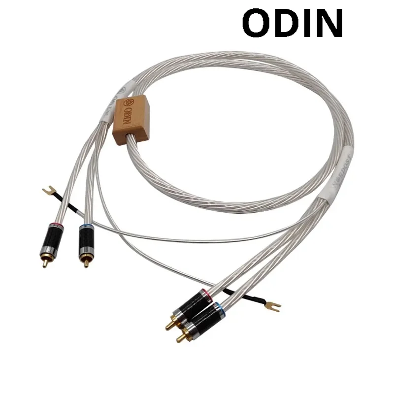 Nordost Odin Silver Plated RCA to RCA Phono Male Plugs Aux Adapter Lead