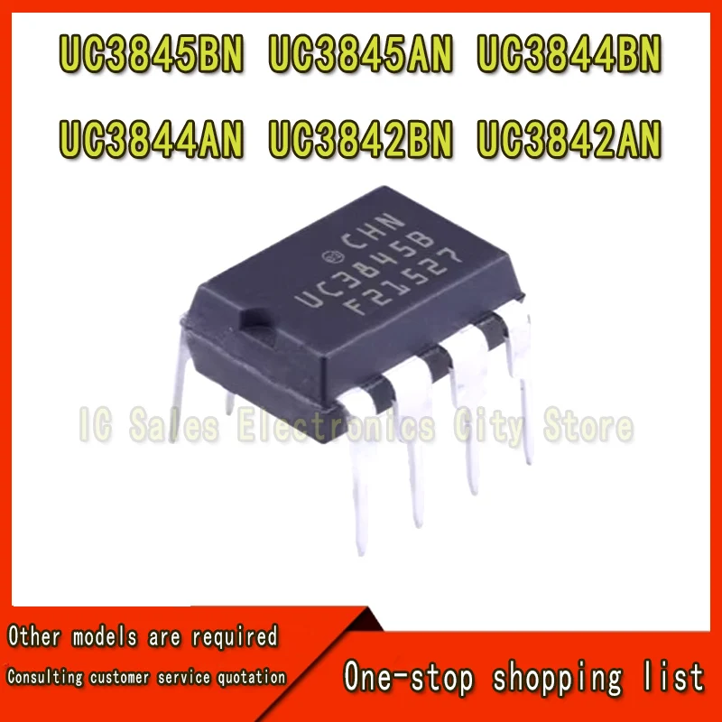 10st Nieuwe Originele Import Uc3842an Uc3842bn Uc3843an Uc3843bn Uc3844an Uc3844bn Uc3845an Uc3845 Bn Dip-8