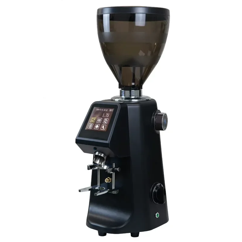 Electric Coffee Bean Grinder with LCD Touch Screen Professional Espresso Mill for Home Cafe Barista Use Adjustable Coarseness