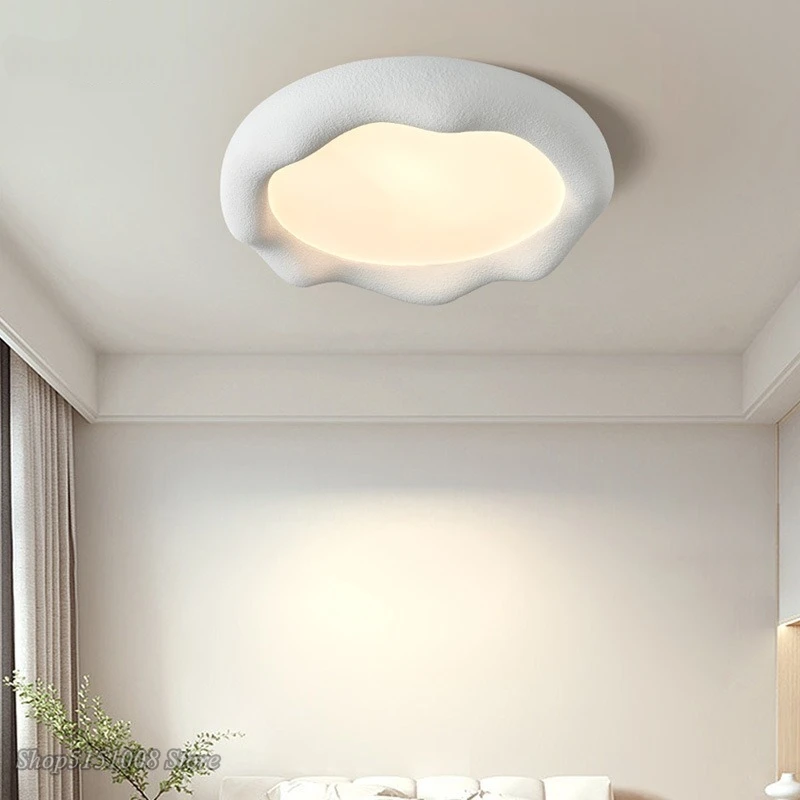 Iceberg cream wind Wabi Sabi LED Ceiling Light for Modern Dining Living Room Ceiling Lamp Bedroom Children's Light Home Decor