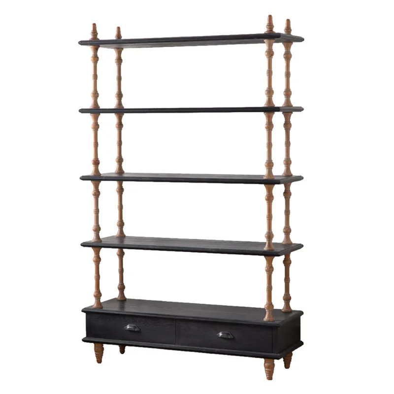 

storage five-layer rack living room display cabinet with drawer simple layer rack flower rack hotel decorative cabinet