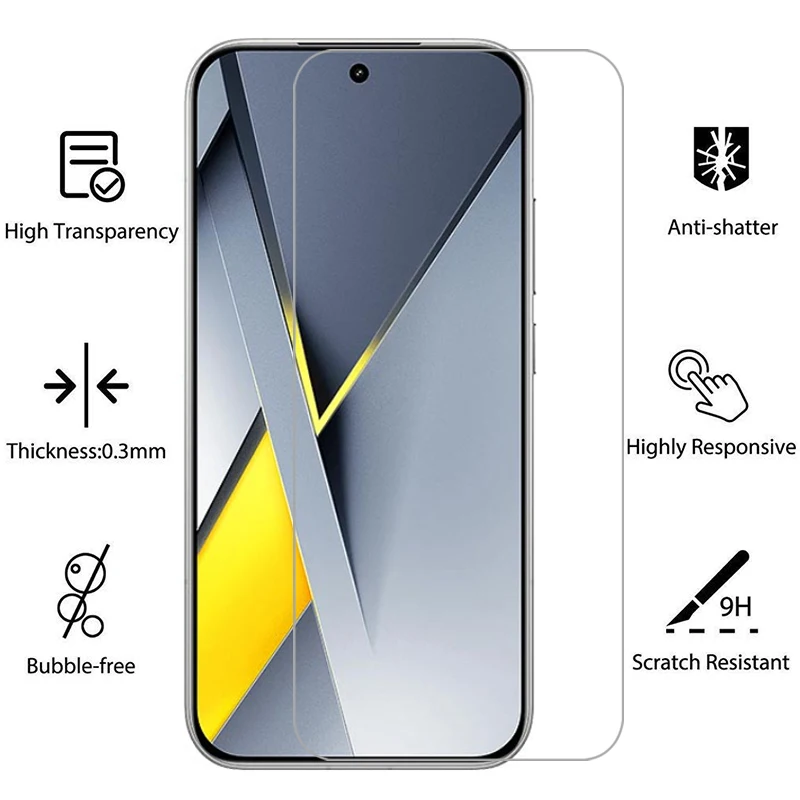 واقي شاشة لهاتف شاومي بوكو f8 برو زجاج مقسى فائق الحماية على pocof8 f 8 8f f8pro f8ultra 5g فيلم جلاس شاومي شاومي