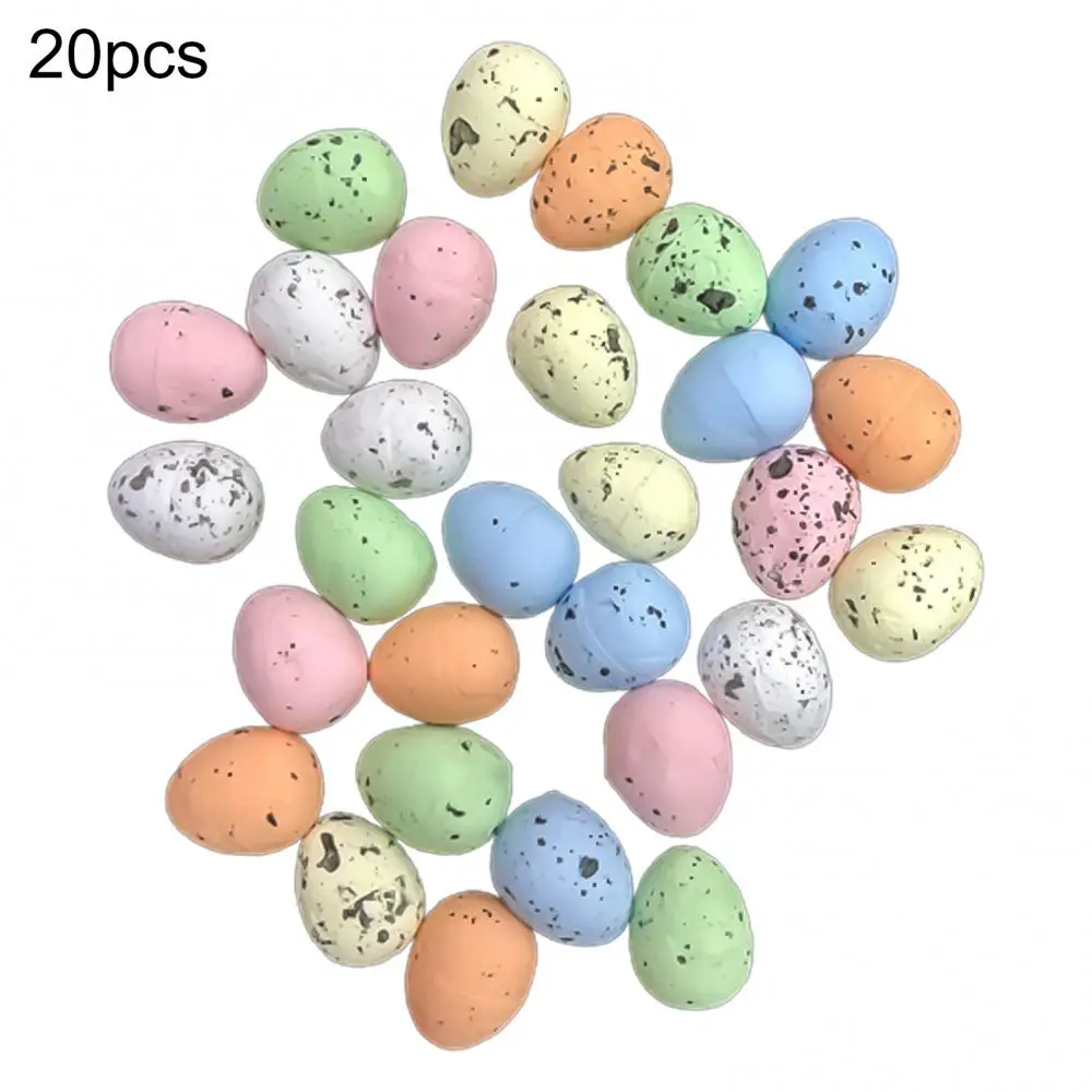 Happy Easter Eggs Non-toxic Foamy Skin-friendly Happy Easter Eggs Decor  Bunny Egg Thick