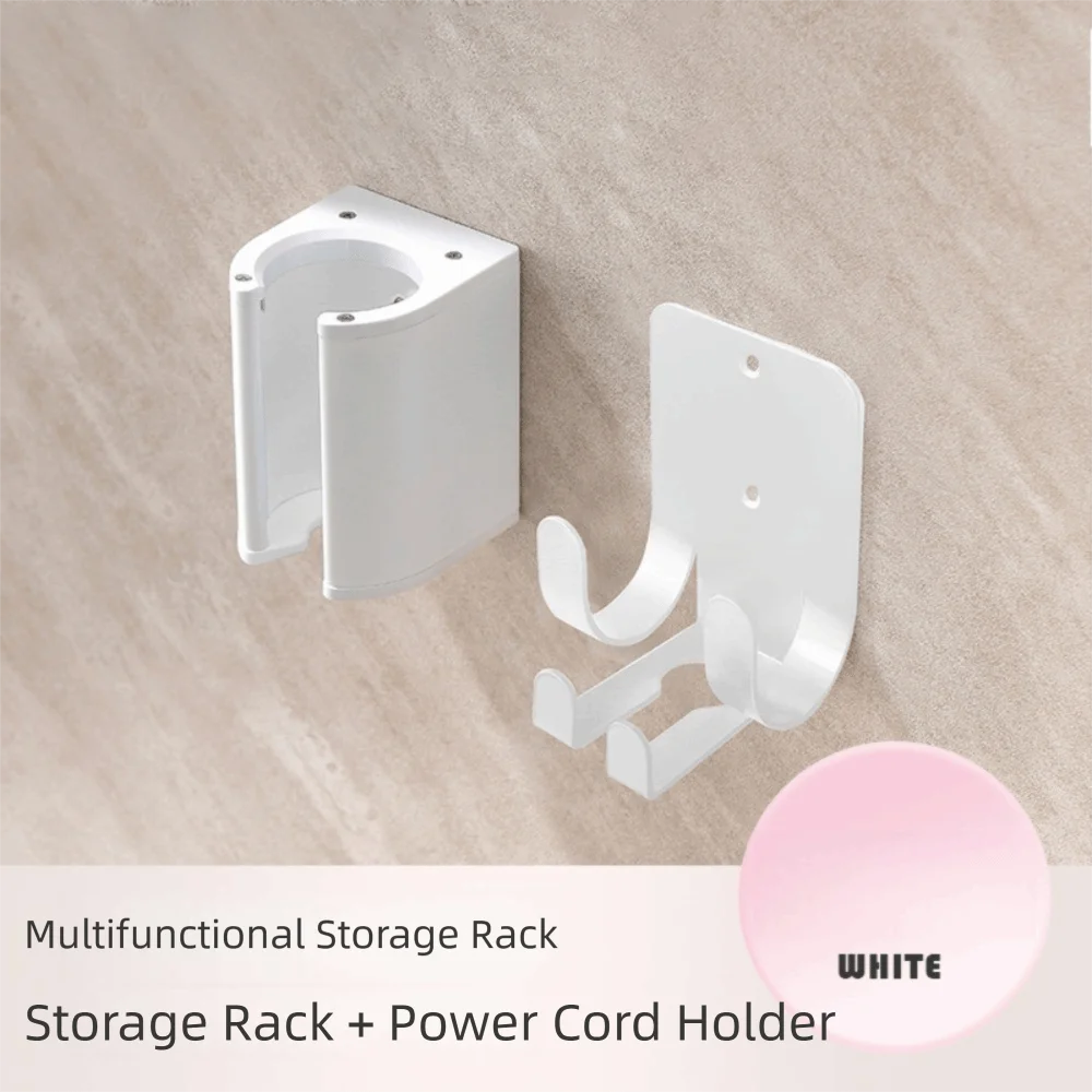 

New Multi-Functional Curling Iron Straightener Organizer Punch Free Metal Wall Mount Holder Storage Rack for Dyson Bathroom