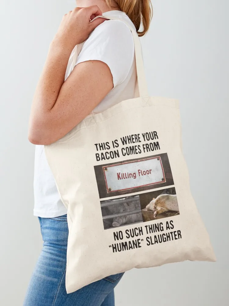 This Is Where Your Bacon Comes From Tote Bag Women's bag large tote bag Canvas for women