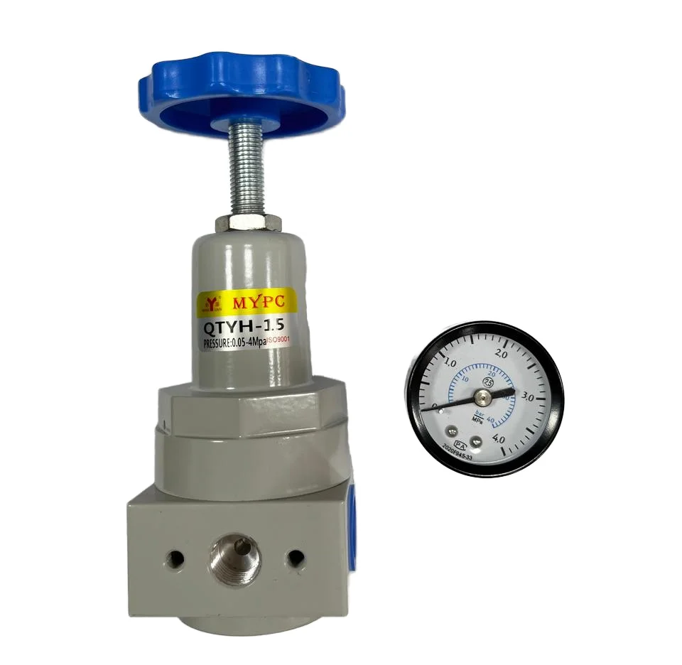 QTYH-15 QTYH-20 QTYH-25 High-Pressure Pneumatic Regulator Valve Compressed Air Regulator High Pressure Air Regulating Valve