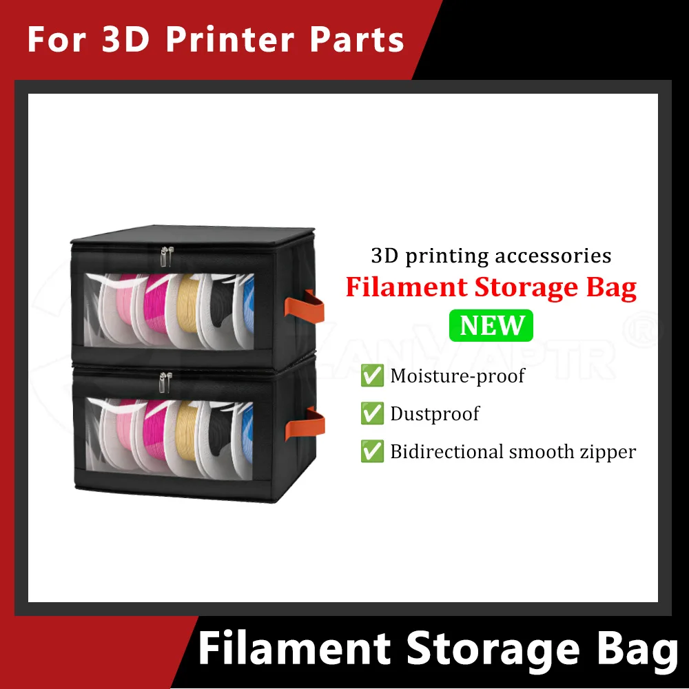 All Size 1KG Filament Spool Storage Bag Dustproof Moisture Proof Reusable for FDM 3D Printer Consumables