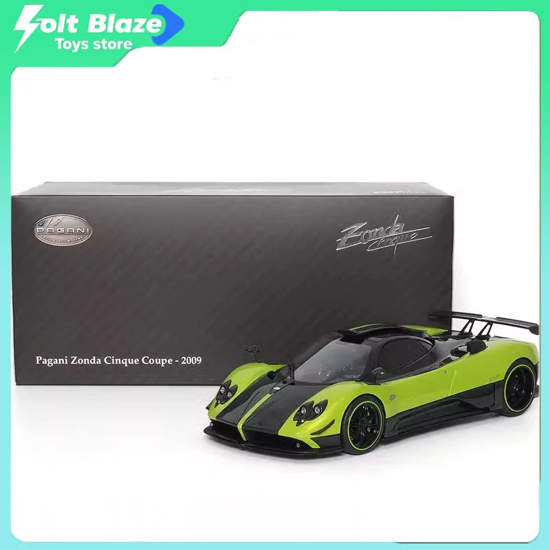 Almost Real 1/18 Pagani Zonda Cinque Alloy Full-opening Car Model Simulation Collectible Model Car Toys Room Ornament Boy Gifts