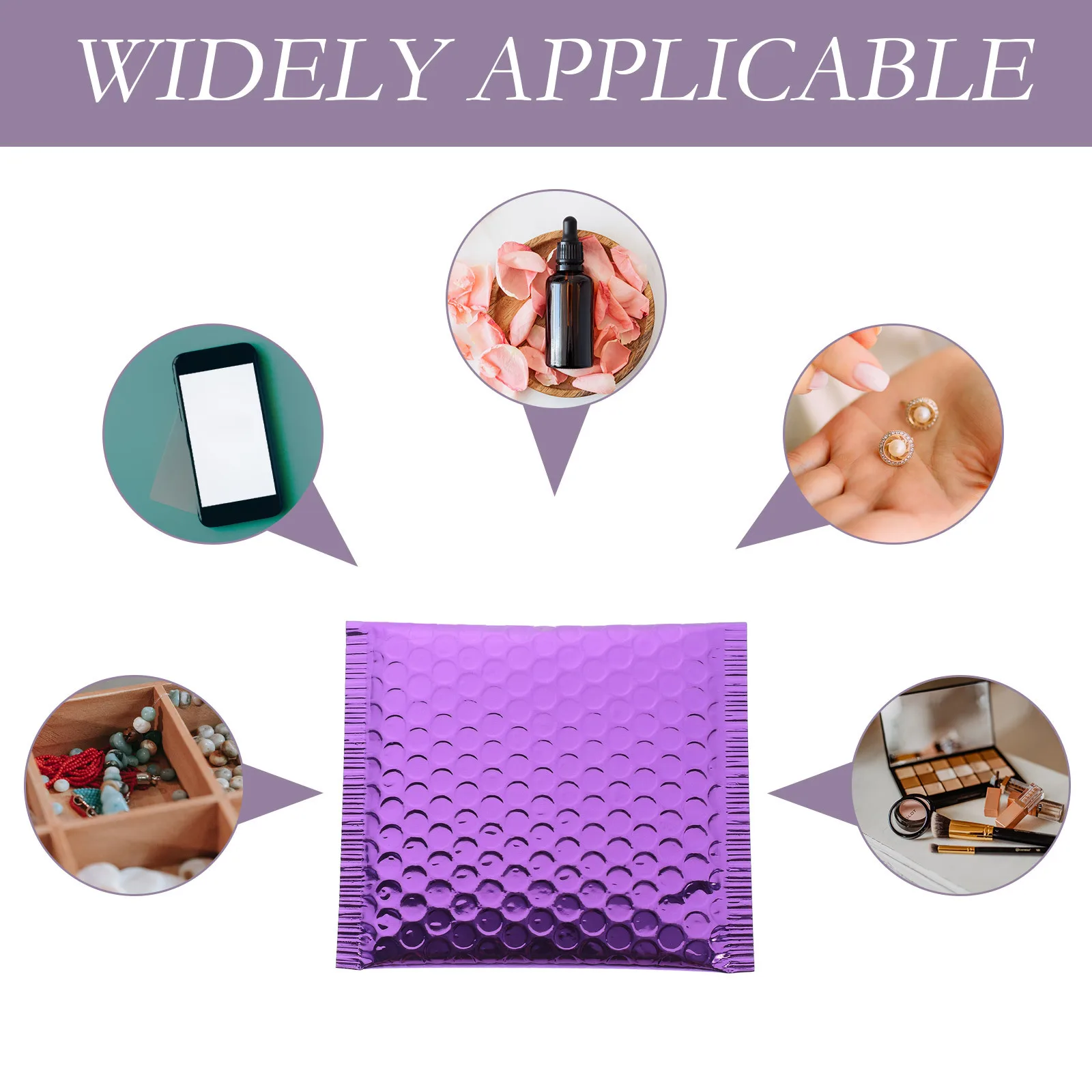 20 قطعة وظيفة الختم القوية فقاعة البريدية للشركات الصغيرة أكياس الشحن المحمولة فقاعة الارسال المغلفات البريدية