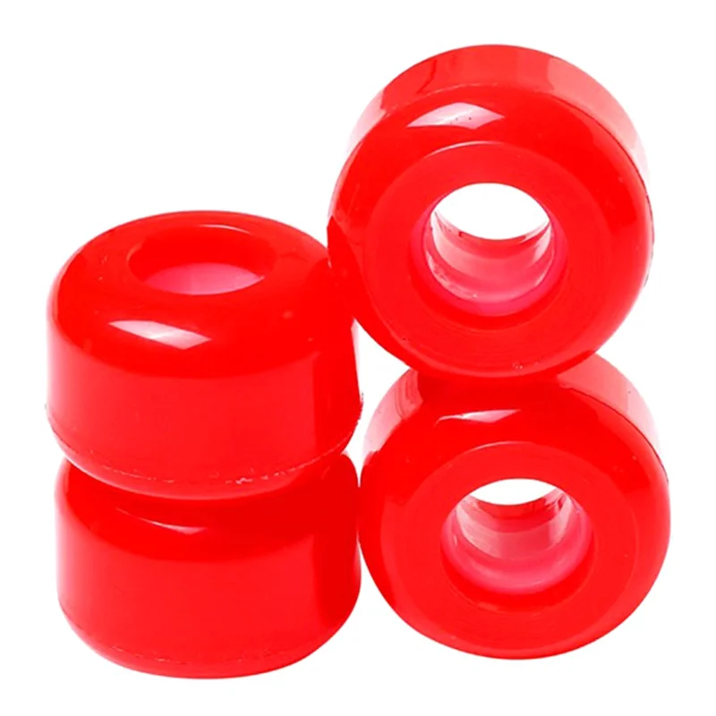 UJVS-4Pcs/Set Skateboard Longboard Wheel 54mmx36mm 82A Wheel Stunt Skateboards Downspeed PU Wheel,Red