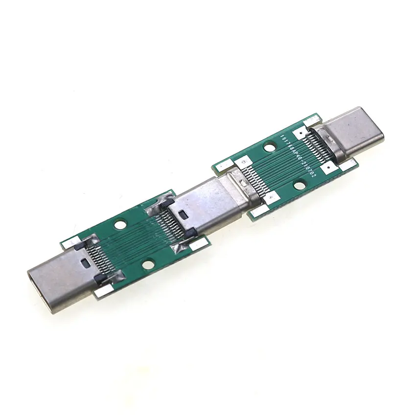 Cltgxdd 1pcs Type-C Multi-function Test Board USB 3.1 Type C 24 Pin Female to Male Female 24P High Current Adapter PCB Board