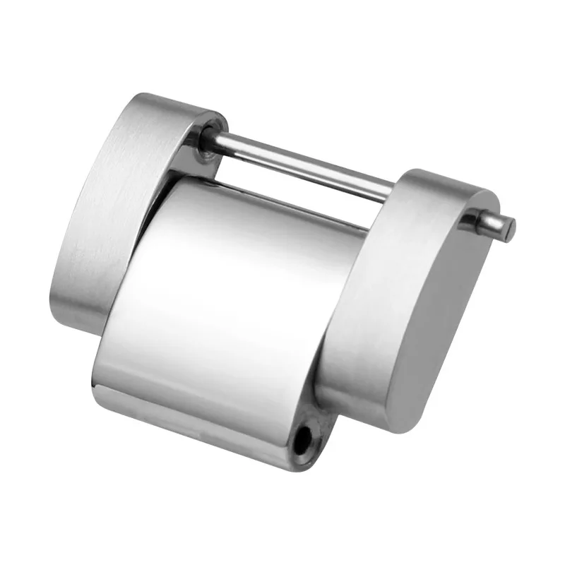 ل ل لونجين كومكاست L3.781 L3.883.4 قوس الفولاذ المقاوم للصدأ حزام القسم 41/43 مللي متر الرجال الصلب حزام الساعات تمديد القسم آذان منحنية