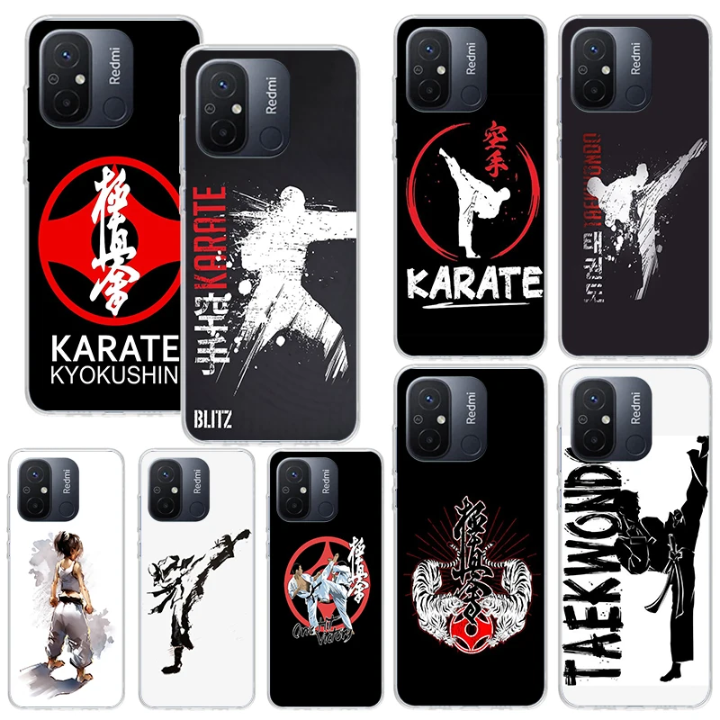 Oyama Kyokushin เคสโทรศัพท์คาราเต้สำหรับ Xiaomi redmi 12C 12 10C 10A 10 9C 9A 9T 9 8A 8 7A 7 6A 6 Pro ฝาหลัง K20 K40 K70