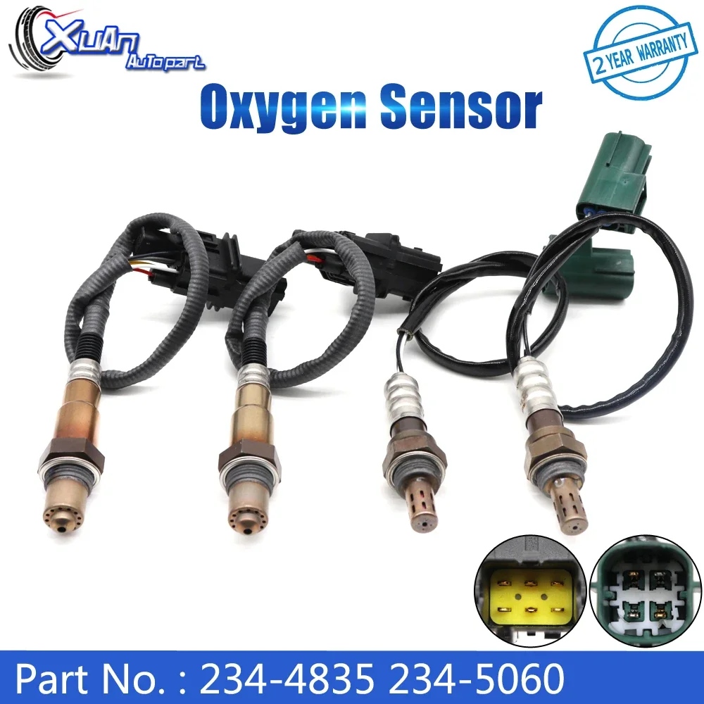 

XUAN 4pcs 234-5060 234-4835 Air Fuel Ratio Lambda O2 Oxygen Sensor for Infiniti QX56 for Nissan Titan Armada Pathfinder 5.6L