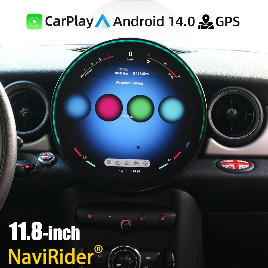 Auto Carplay Android Screen For BMW Mini One R56 R57 R58 R60 Cooper S 2007-2014 Car Radio Stereo GPS Navi Multimedia Player HU