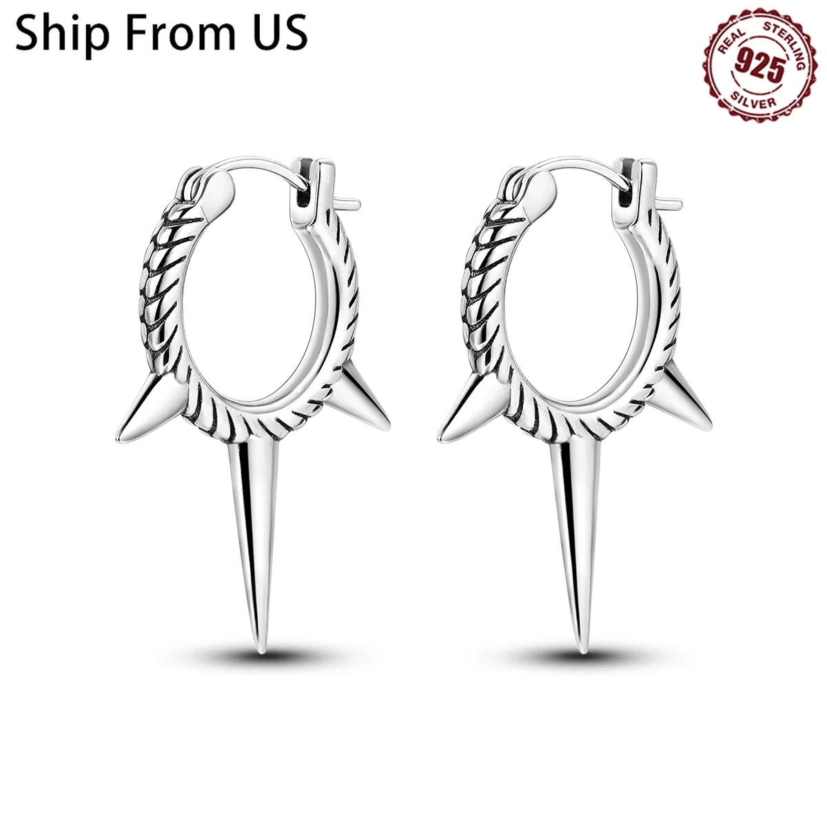 Hot Simple Style Snake Bone Willow Nail Earrings Sterling Silver 925 Hoop Earrings for High Quality CZ Heart Women Jewelry Gifts