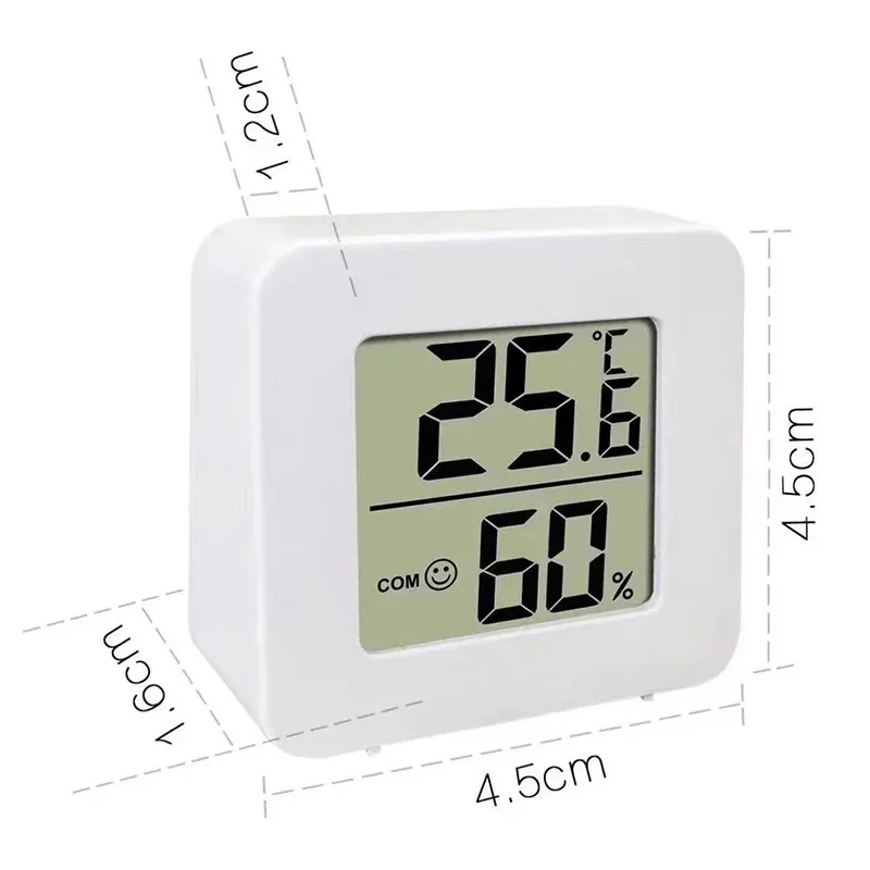 LCD Digital Thermometer Hygrometer Indoor Room Electronic Temperature Humidity Meter Sensor Gauge Weather Station For Home