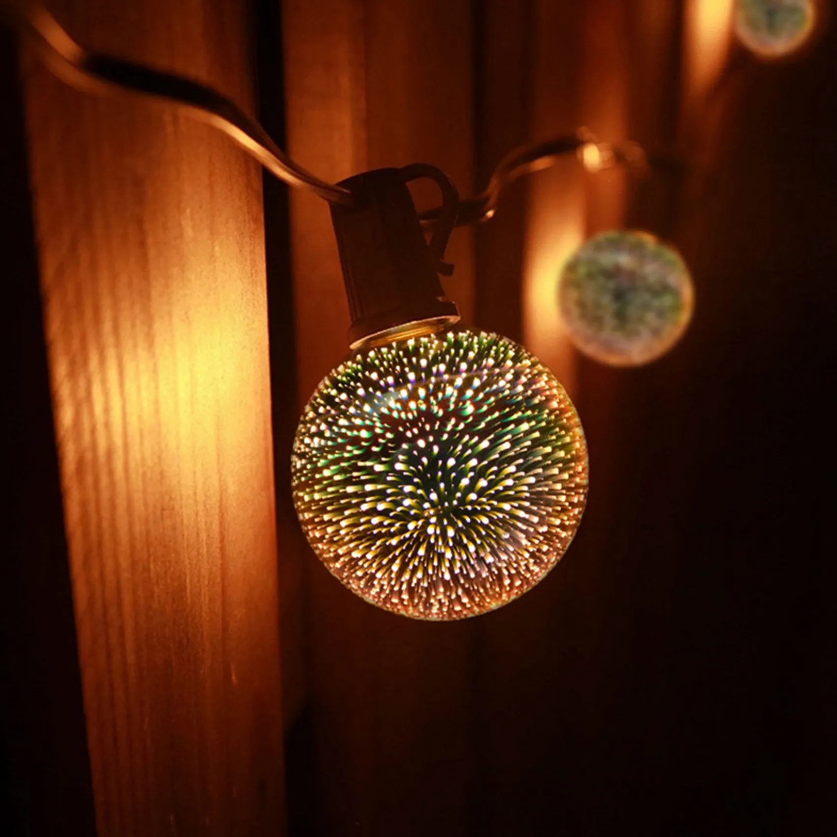 ABUP-4X LED Infinity 3D  Effect LED Bulb LED Light Bulb Decoration Lamp 85-265V E27 Holiday Lights,A60