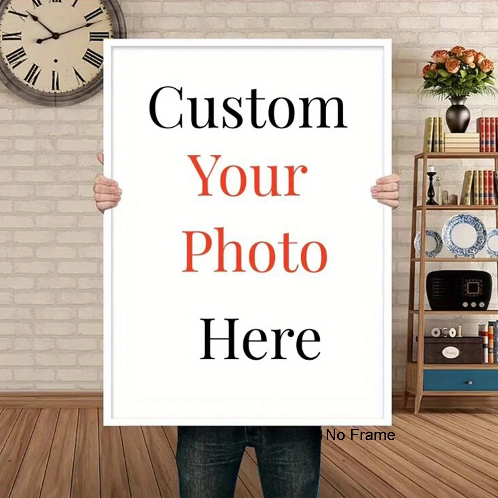 Room Decor 1 Customizable Canvas Print - Personalized Photo Wall Art for Home Decor, Birthday Wedding, Commercial Imagery