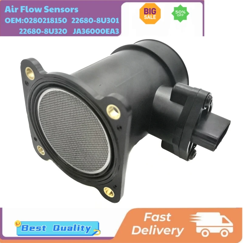 

Air Flow Sensors 0280218150 0 280 218 150 22680-8U301 22680-8U320 JA36000EA3 for Nissan Sentra 2003-2006' 1.8L 2.5L