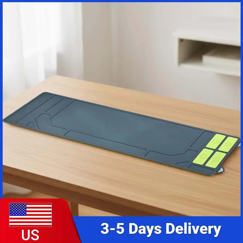 

Коврик для чистки оружия 36x10 дюймов с органайзером и лотком для деталей, большой противоскользящий резиновый коврик для рабочего стола для винтовок, ружей и пистолетов