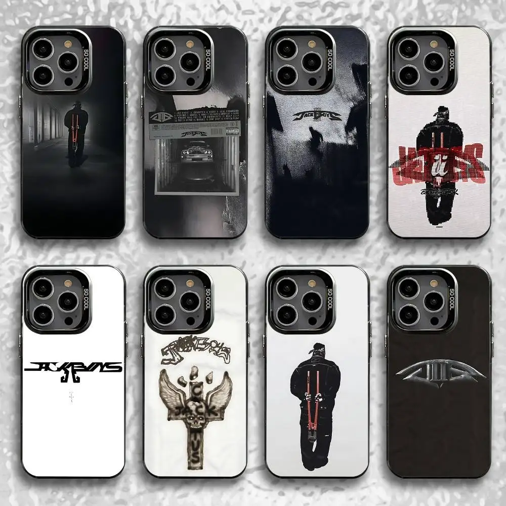 

T-Travis JackBoys 2 S-ScottS Phone Case For iPhone 16,15,14,13,12,11,Pro,XS,Max,Plus,Mini,SE Black Candy Matte Shockproof Cover