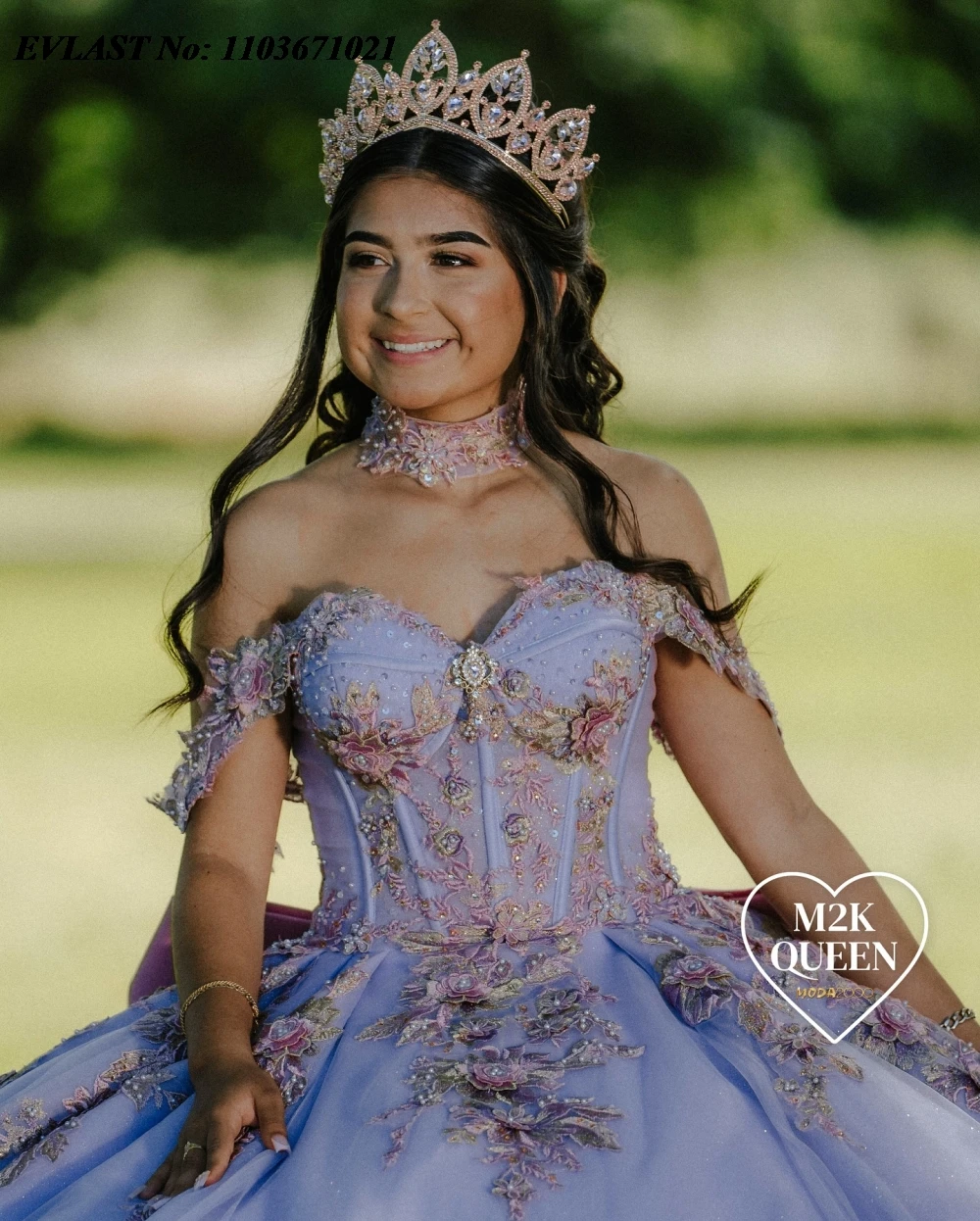 إيفلاست بريق الخزامى Quinceanera اللباس ، ثوب الكرة ، الدانتيل زين ، الديكور ، الوردي القوس مشد ، الحلو 16 ، SQ571