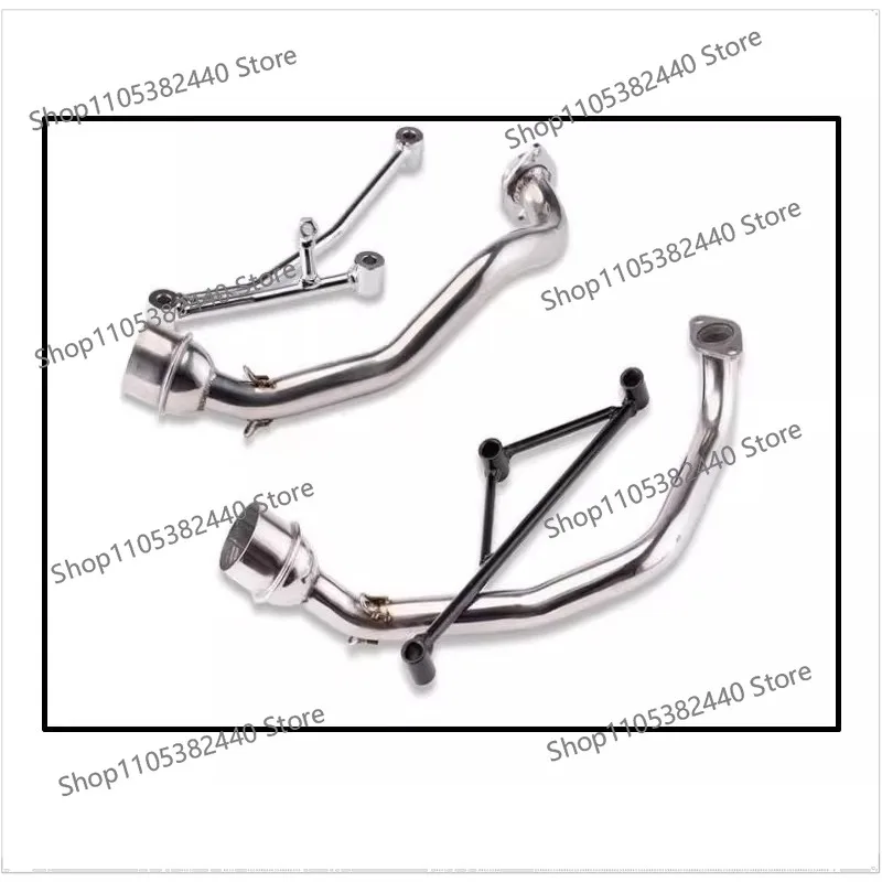 Scooter Exhaust Pipe Clamp & Fixing Bracket, Universal 125CC Motor Bike Exhaust Muffler Mount