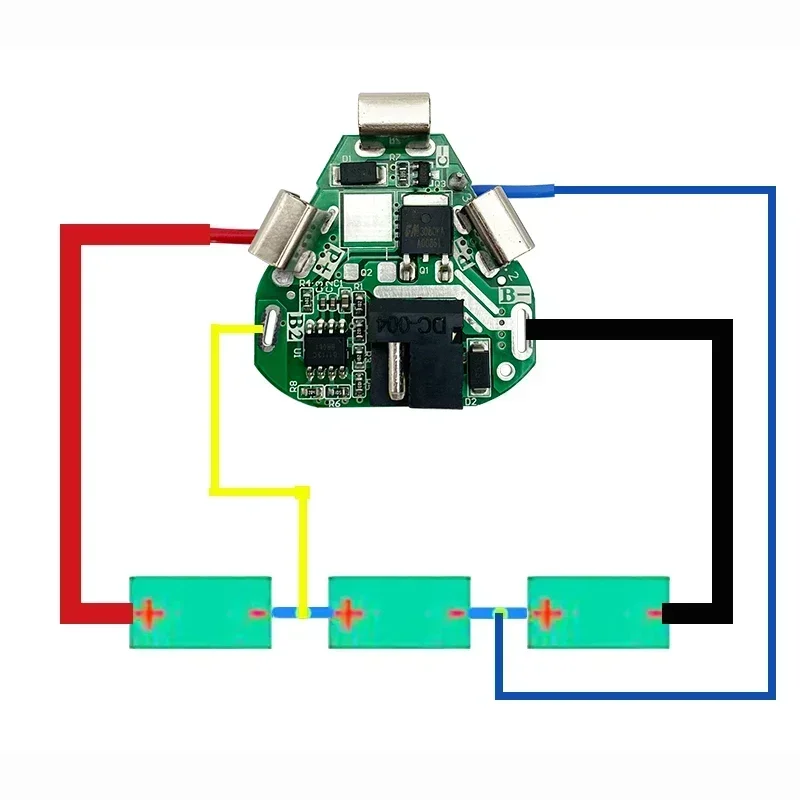 BL1013B Obudowa akumulatora litowo-jonowego Obwód płytki PCB Lomvum DeYun ZhiPu FuGe do zestawu litowo-jonowego KoMax DLS DEGUQMNT GCRAFT LomVum 12V