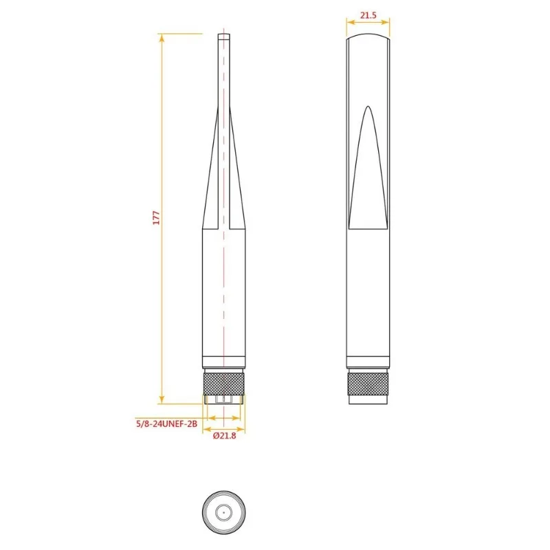 868MHz 915MHz Antenna 5dbi Omni Outdoor Antennae 802.11ah  for LoRa Helium HaLow Application - Image 3