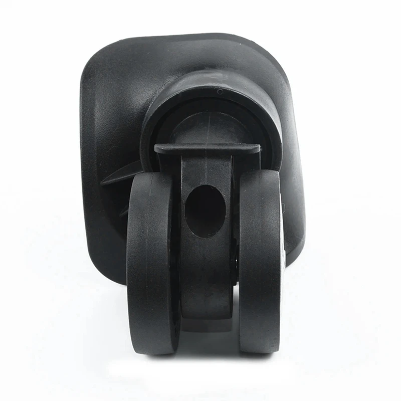 4Pcs/Set Accessories Luggage Suitcase Wheels Swivel Universal Swivel Wheel Black Dual Roller Wheels Outdoor