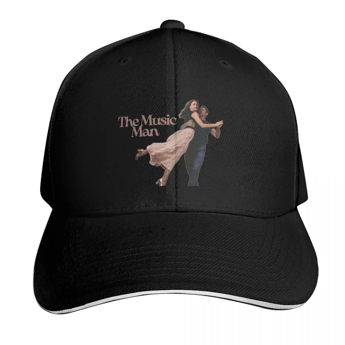 The Music Man Broadway Hugh and Sutton Colour Baseball Cap Contrast Two Tone Brim Snapback Flat Bill Strapback Dad Hat
