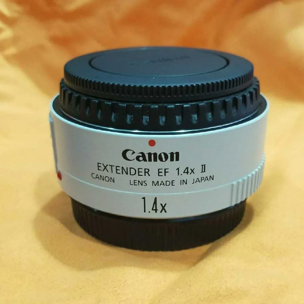1201-086 CANON　エクテンダー　EF1.4 xⅡ　レンズカバー裏面なし キヤノン エクステンダー EF1.4X 2型 超望遠対応
