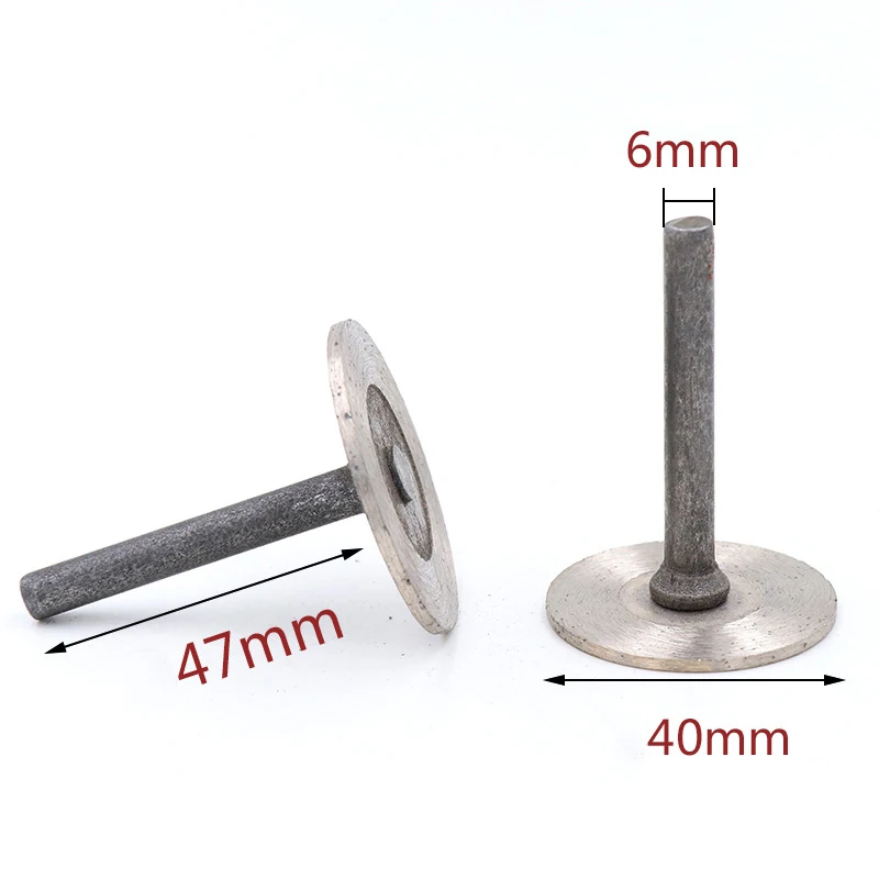 15/20/25/30/35/40mm Diamond Sintering Cutting Grinding Wheel 6mm Shank for Dremel Rotary Tools Cutting of Stone Marble Granite