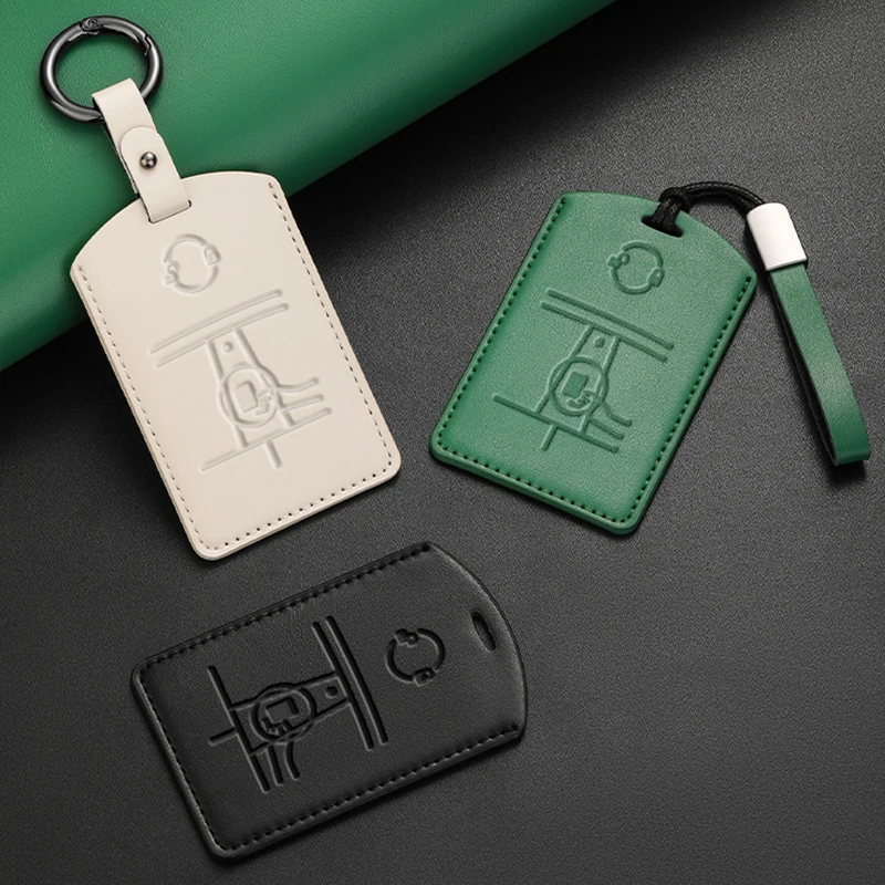 Leather Car NFC Key Case Shell Ultra Thin Cover For Tesla Model 3 Model S Model X Model Y Keyless Protector Holder Accessories